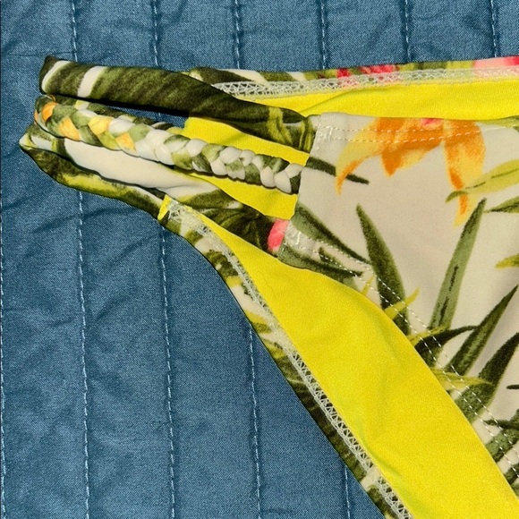 Tropical Print Bikini Bottom - Picture 2 of 3